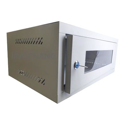 Temperaturkontrolle 6U Netzwerk-Rack mit Lüfterventilierung für Rechenzentren