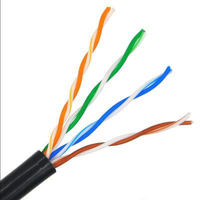 0.5mm 24AWG 4P twisted pair 1000 Ft Cat5e-Ethernet-Kabel-Verdrahtung