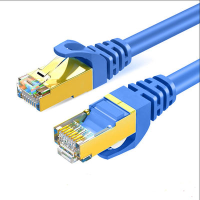 Cat6 Rj45 SFTP schirmte Ethernet-Kabel, Kabel des Flecken-Cat6 im Freien für Telekommunikation ab