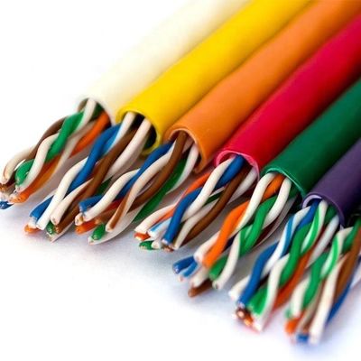 Customizable Jacket 0.95mm 4 Pairs 305m Cat5e LAN Cable