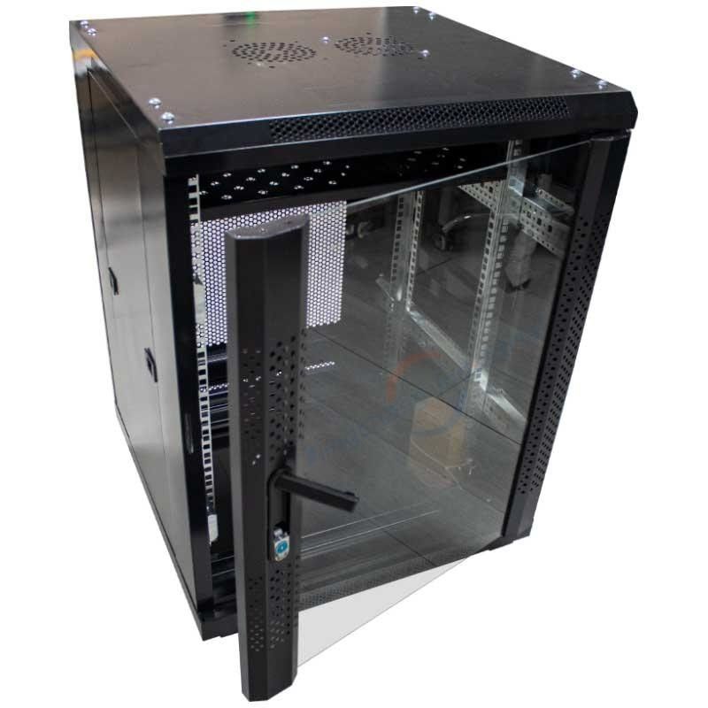 Schwarz-Weiß-Stahl-Netzwerk-Server-Schrank 42U für Hochgeschwindigkeits-Netzwerke