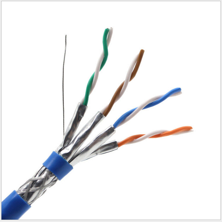 305m abgeschirmtes 23awg 0.58mm bloßes kupfernes CAT7 LAN Cable, Netz-Kabel der Katzen-7