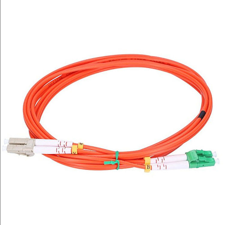 Orange gepanzertes Faser-Optikverbindungskabel OM3 OM5, Verbindungskabel Sc UPC