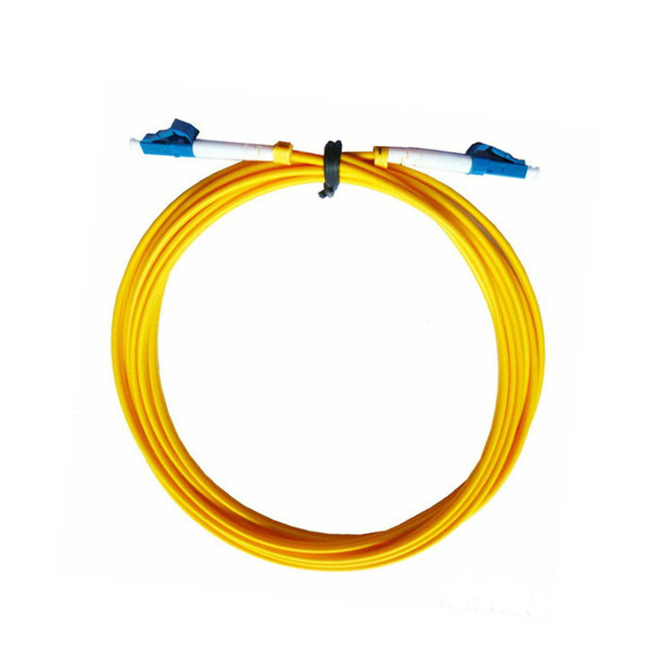 3 Meter LCAPC-Monomode--Simplexverbindungskabel LSZH PVC-Jacken-