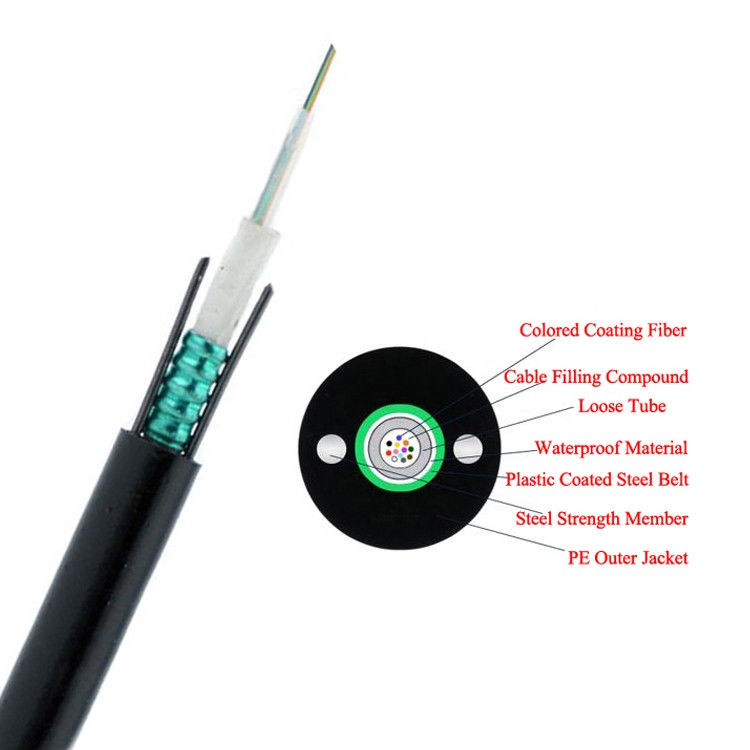 GYXTW 9 optisches Kabel der Einmodenfaser-125 OS2, Faser-Netz-Kabel für Antenne