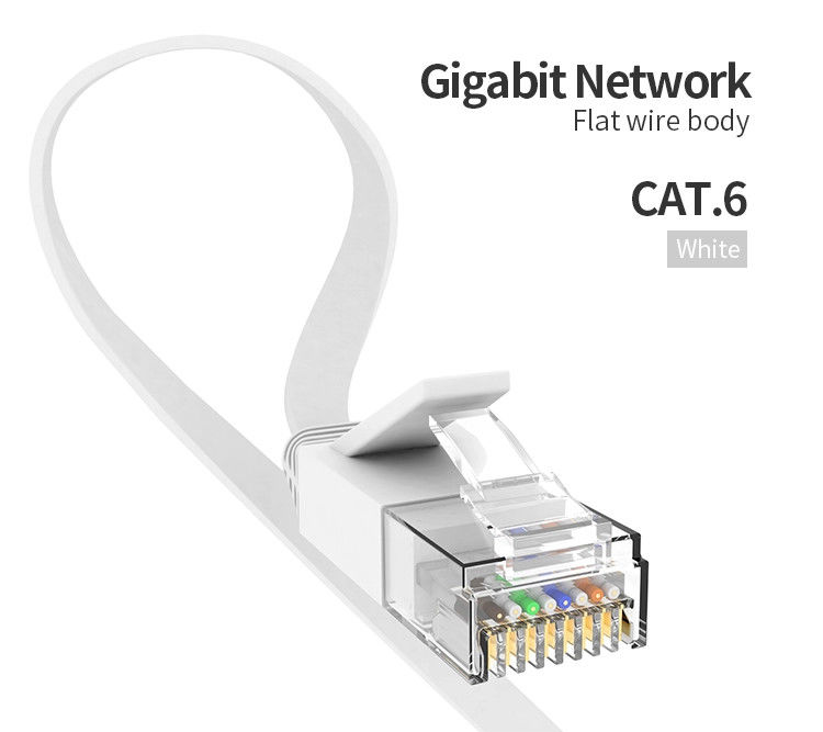 24AWG Verbindungskabel ftp UTP Cat6, Ampere-Verbindungskabel Cat6 für Ethernet