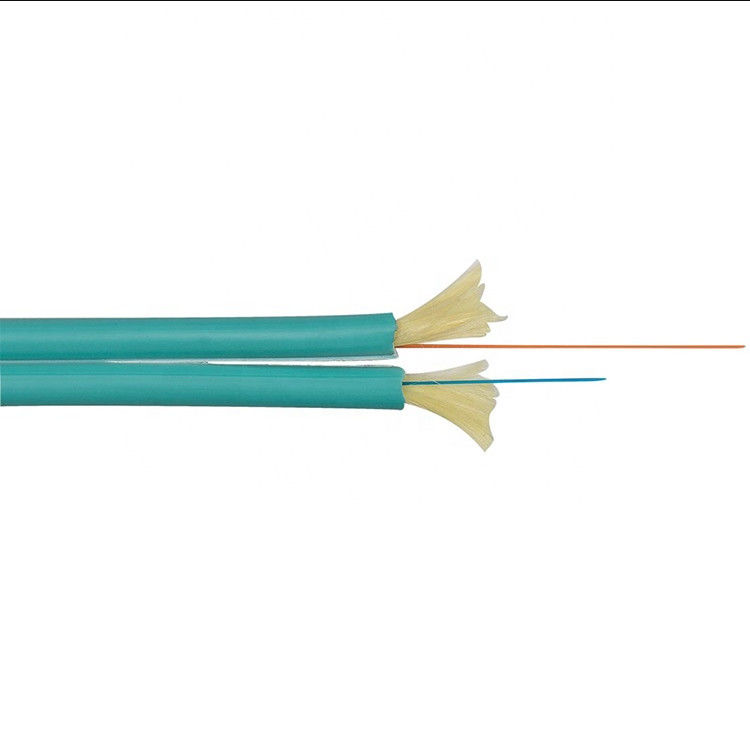 Flexibler Innen-OM3-300 2x2.8mm Duplexlichtwellenleiter, Faser-Optikverbindungskabel
