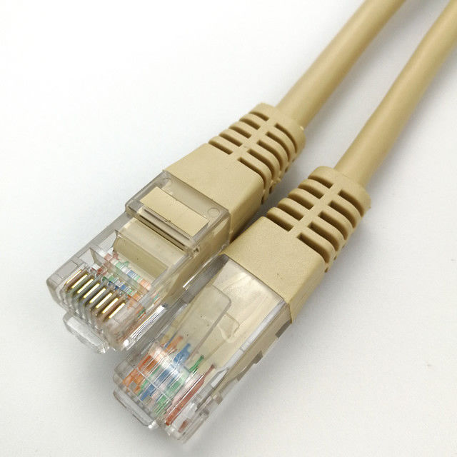 UTP Cat5e Rj45 Ethernet-Verbindungskabel-Kabel-dem Gelb zu des Netz-RJ45
