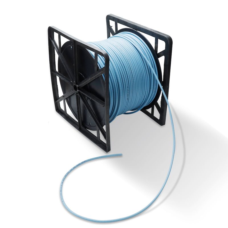 Orange Cat6 Lan Cable 4 passen bloßen Kupfer-oder Zug-Kasten CCA 1000ft zusammen