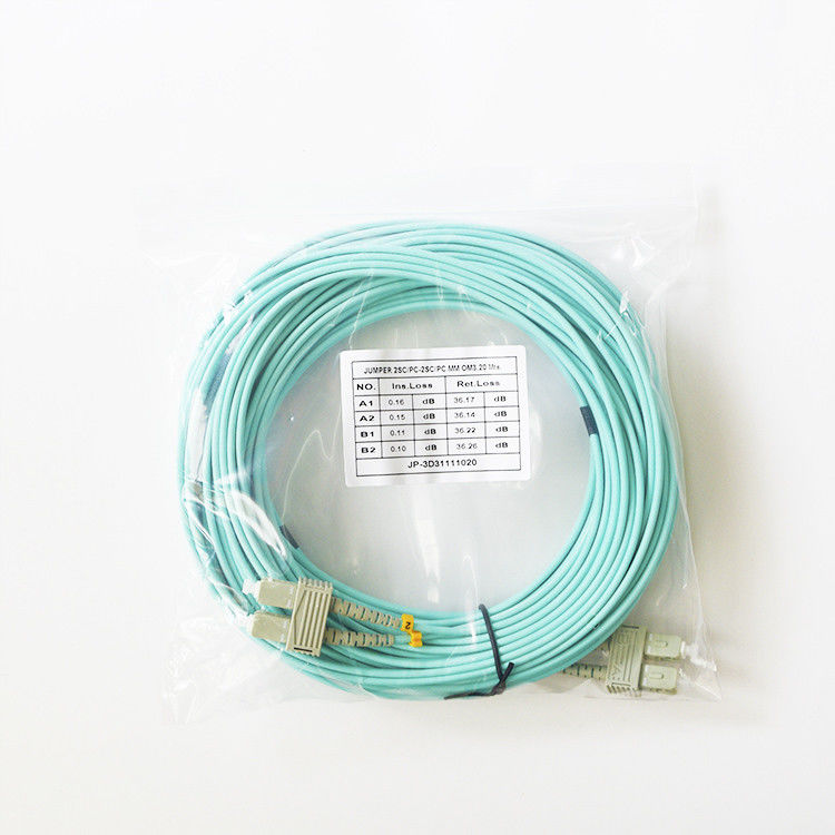 Duplex Sc/UPC Millimeter OM3 2.0mm/3.0mm Glasfaser-Verbindungskabel