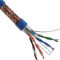Cat6 Ethernet-Kabel, Cat6 geschütztes SFTP-Kabel, 1000ft, 23AWG, Solid Bare Copper, 500MHz