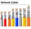CU CCA-Leiter 23AWG SFTP Cat6 LAN Cable For Telecommunication