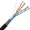 0.56mm Rj45 Cat6 LAN Cable, das Untertage-Kabel Cat6 im Freienimprägniern