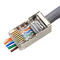 Kabel STP des Netz-Cat6 ftp schirmte Gold überzogenes Kontakt-Ethernet RJ45 ab