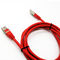 Rotes Ethernet-Netzwerk UTP-ftp Cat6e Lan Cable 0.5m 1m 2m